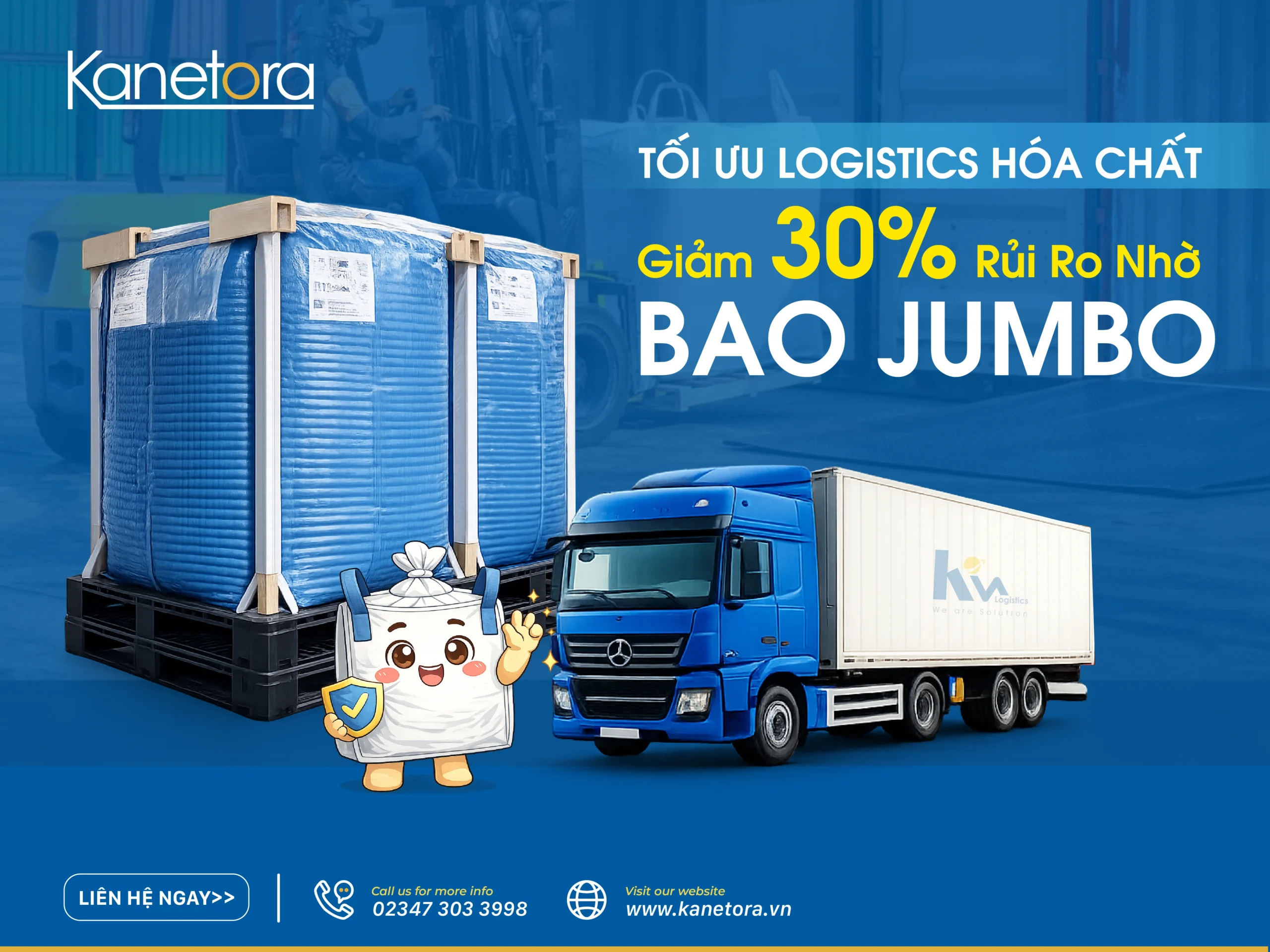 Bao Jumbo chong tinh dien cho nganh hoa chat Kanetora